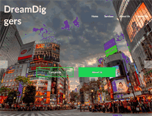 Tablet Screenshot of dreamdiggers.com